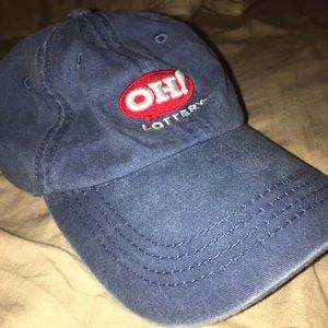 vintage faded jean OH lottery hat